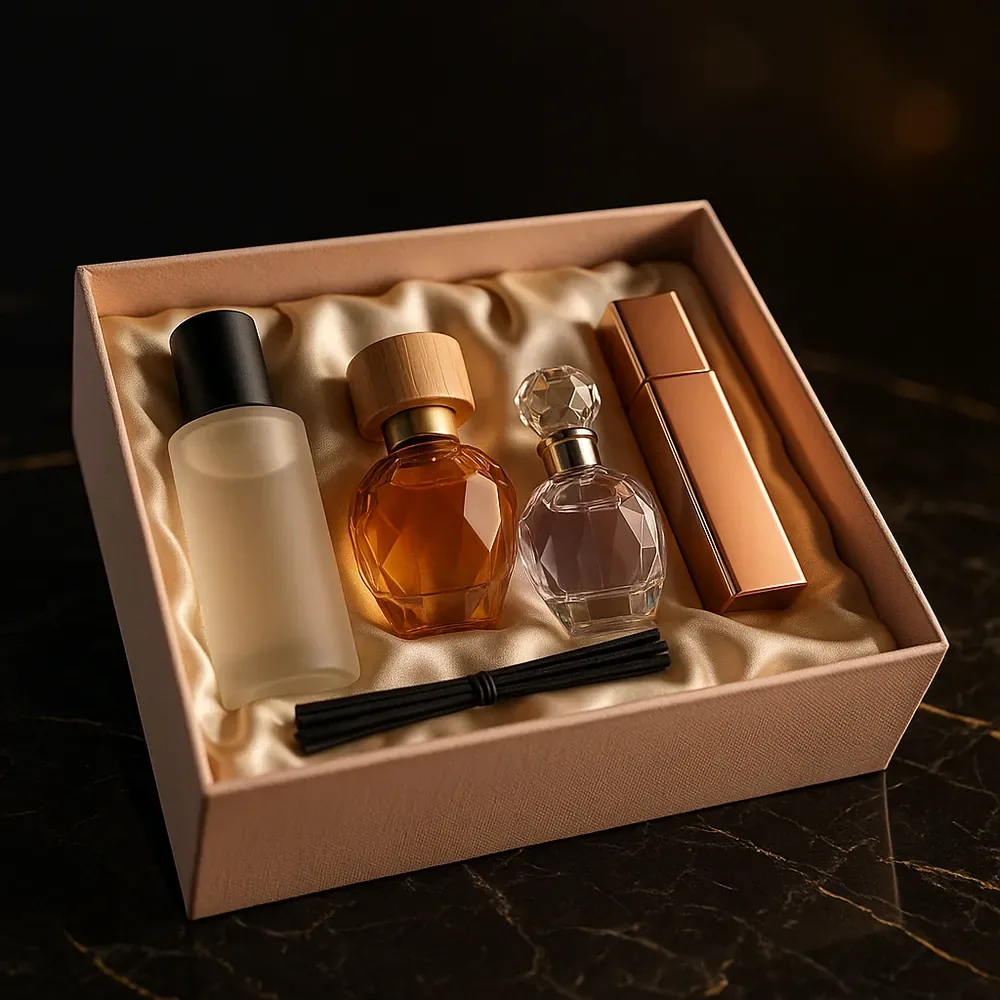 Set de 4 difuzoare — Colecția Trandafir